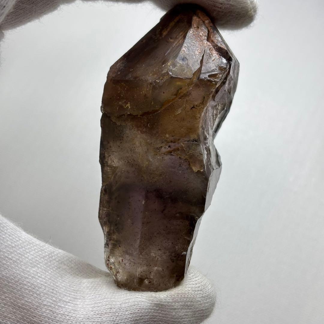 ジンバブエ産 スーパーセブン アメジストエレスチャル 原石85g