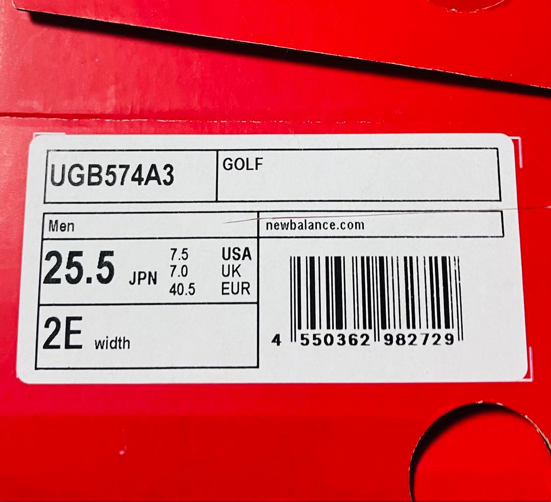 未使用　ニューバランスゴルフシューズ　25.5