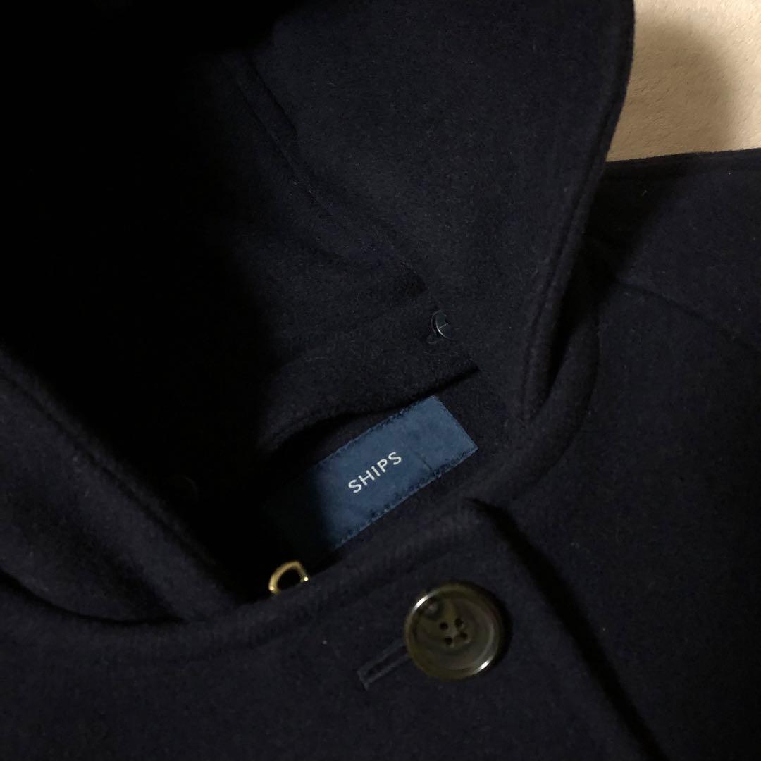 未使用に近い極美品♡シップス　HAMILTON LAMBS ウール　フードコート