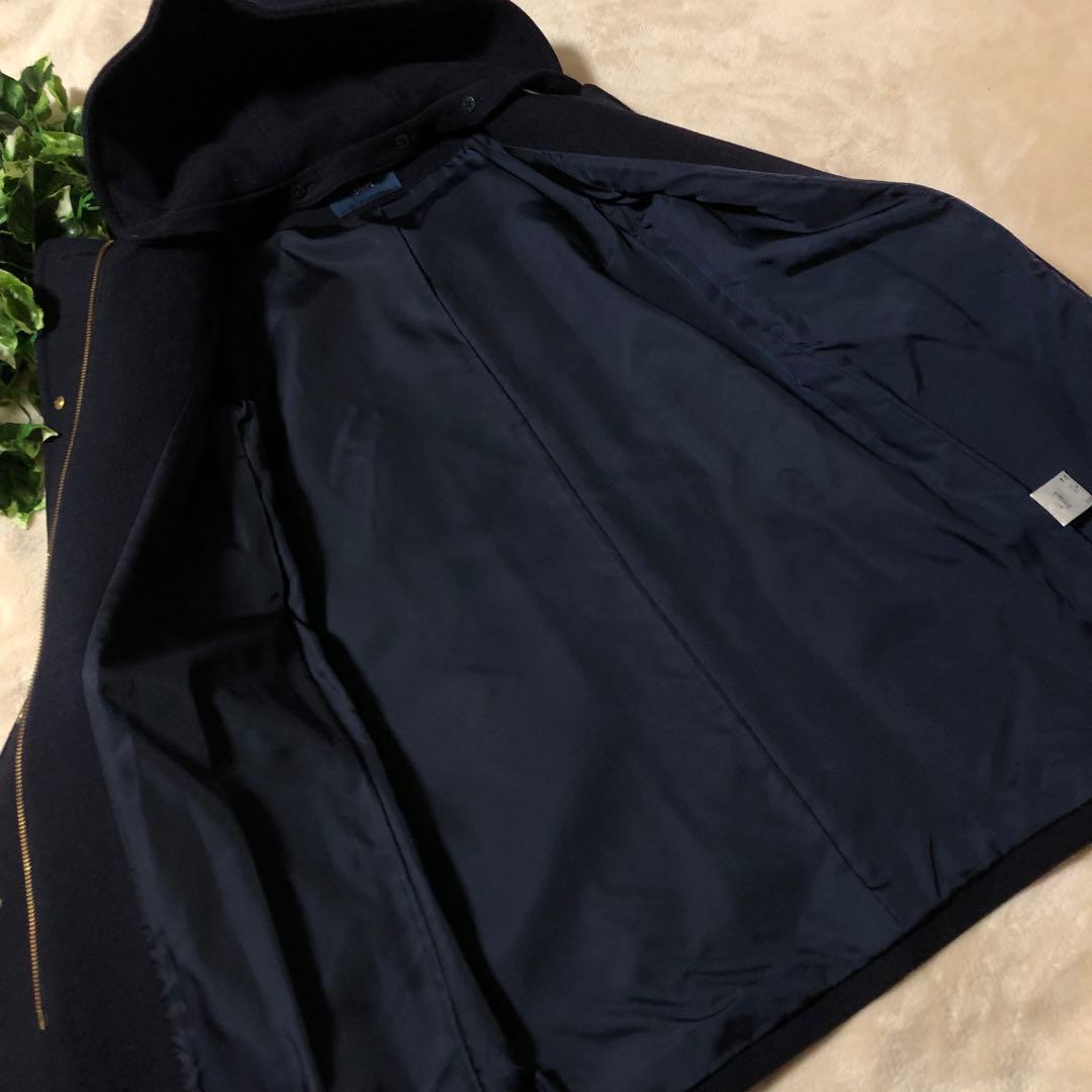 未使用に近い極美品♡シップス　HAMILTON LAMBS ウール　フードコート