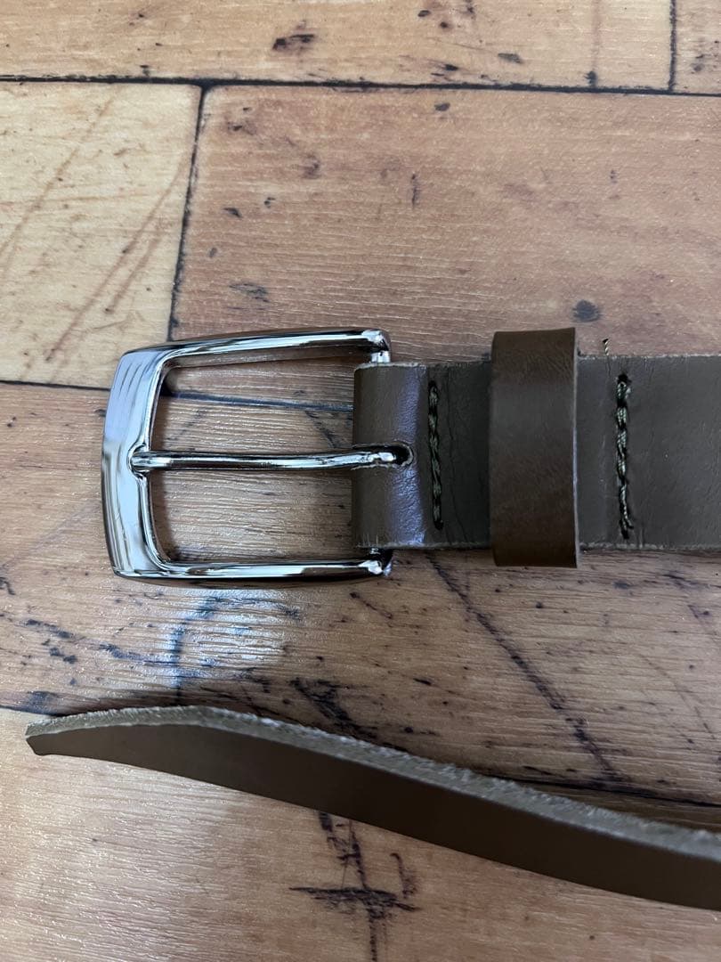 【美品】ウィムガゼットwhim gazette カーフレザーベルト２本セット