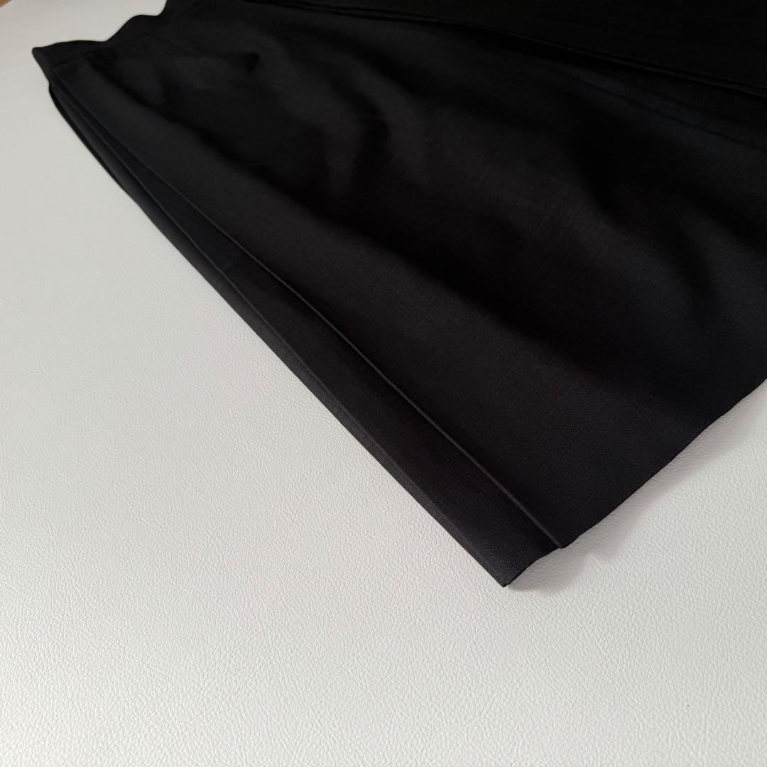 フォクシーニューヨーク　ワイドパンツ　プリーツスカート　ダークグレー　L