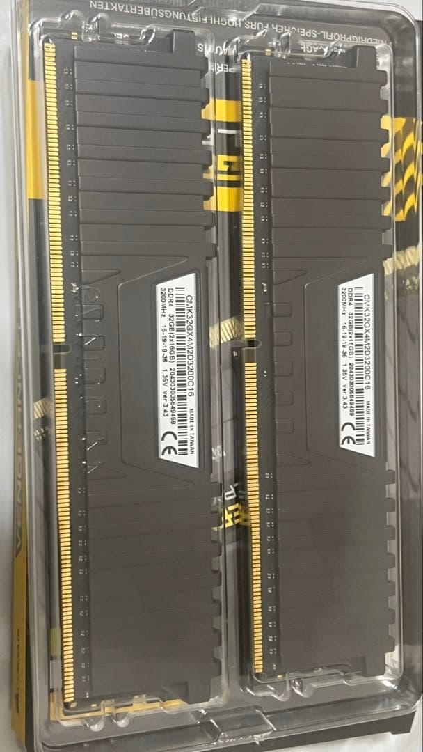 メモリー Corsair Vengeance DDR4 32GB 3200MHz