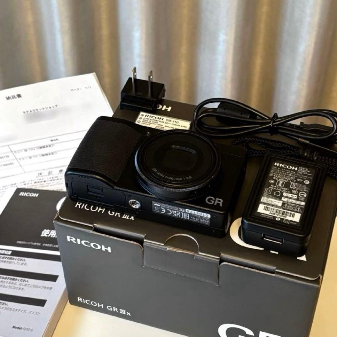 RICOH GR IIIx（GR3x） 【美品・保証書未記入・付属品完全未使用】