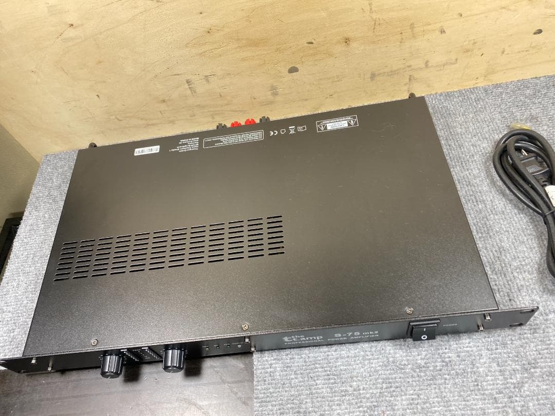107 thomann S-75mk2 パワーアンプ