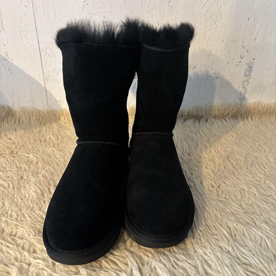 未使用品　UGG Valentina 'Black' ヴァレンティーナ　黒　25