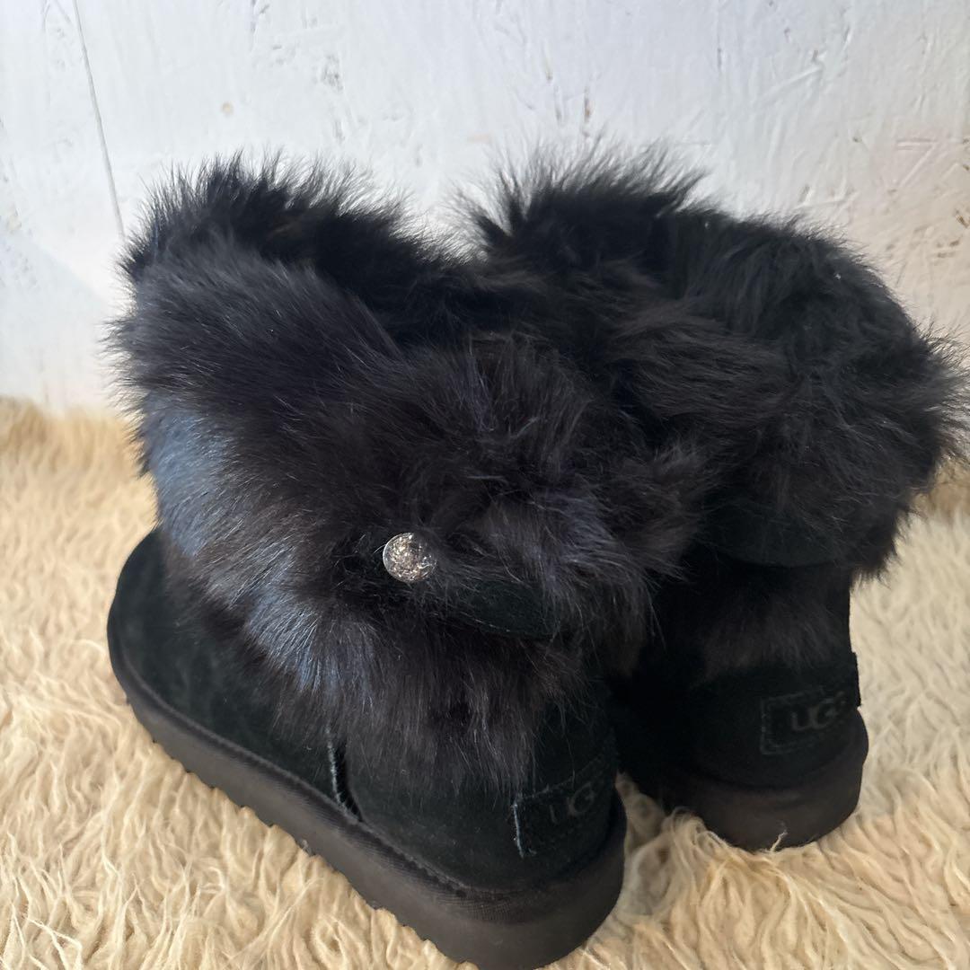 未使用品　UGG Valentina 'Black' ヴァレンティーナ　黒　25