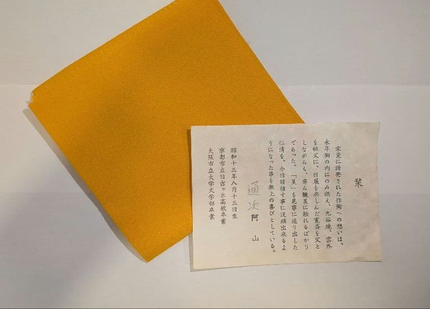 『通次阿山』仁清写　花吹雪茶碗　茶道具　共箱栞しおり　桜