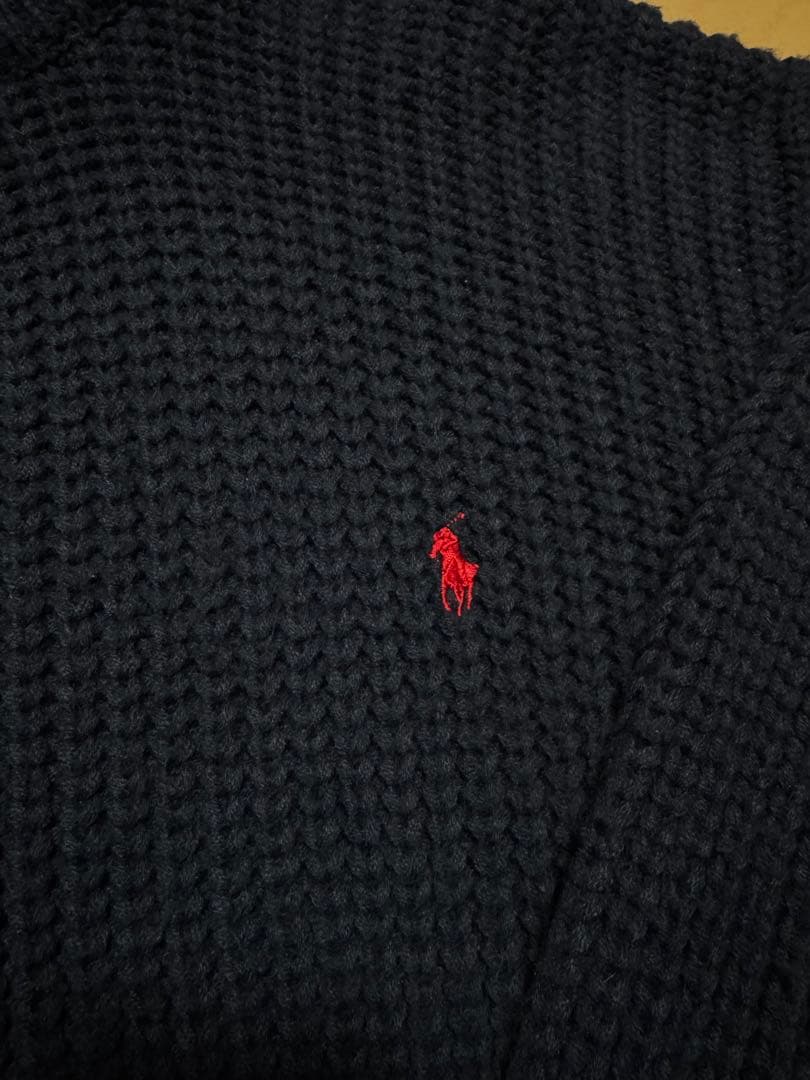 90s Polo by Ralph Lauren ドライバーズニット　ネイビー