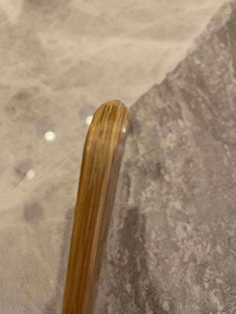 茶道具　竹高斉作　茶杓　銘「直心」　須賀玄道書付　共筒共箱