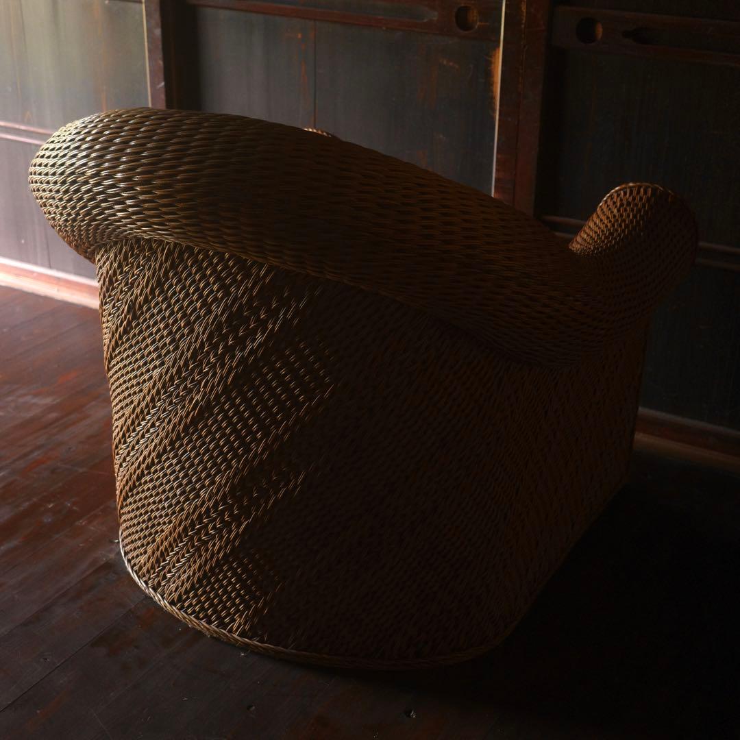 ラタンチェアA (直接引取りのみ・セット割引可) 椅子 古道具