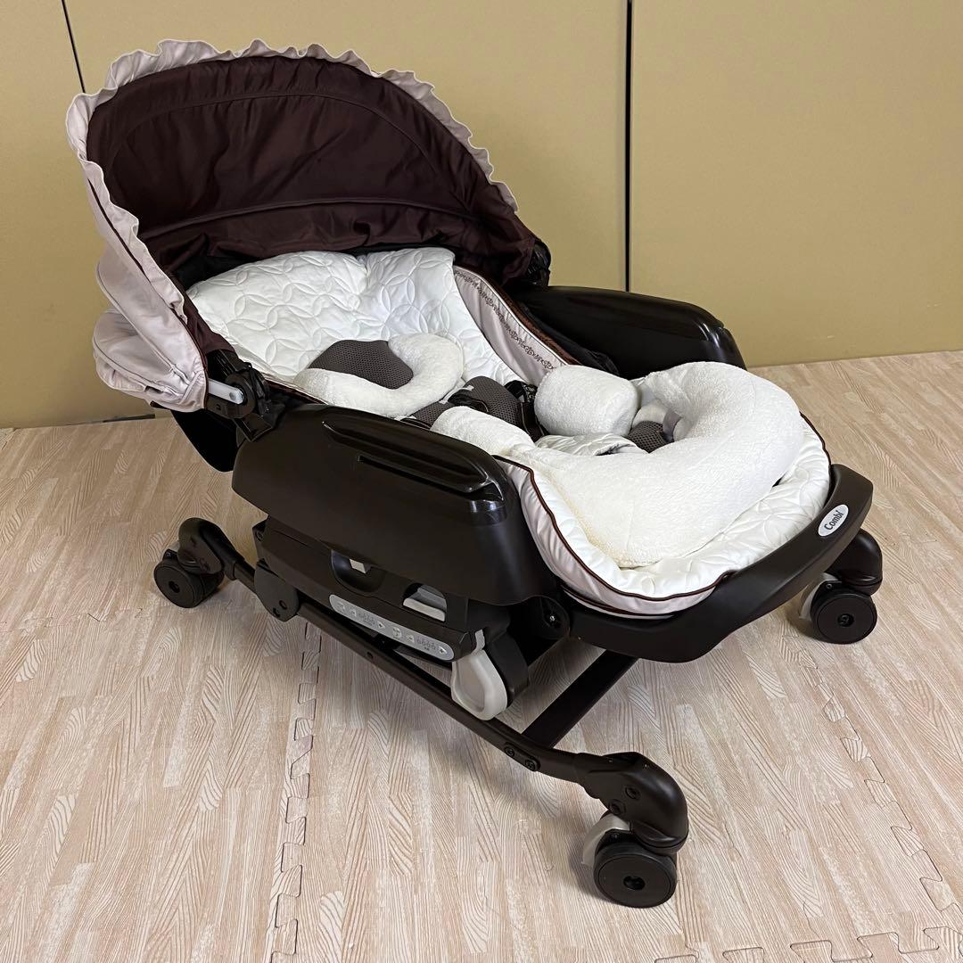 付属品完品☆極上クリーニング済☆美品☆　コンビ　オート　ネムリラ　プレミアム　幌