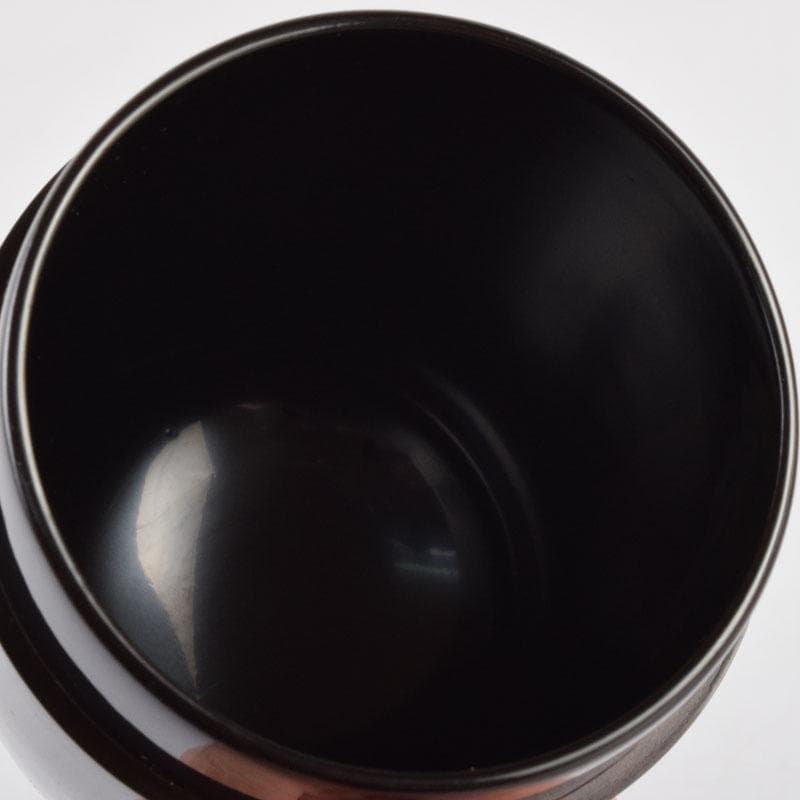 茶道具　黒漆　棗　時代箱付　V　9031