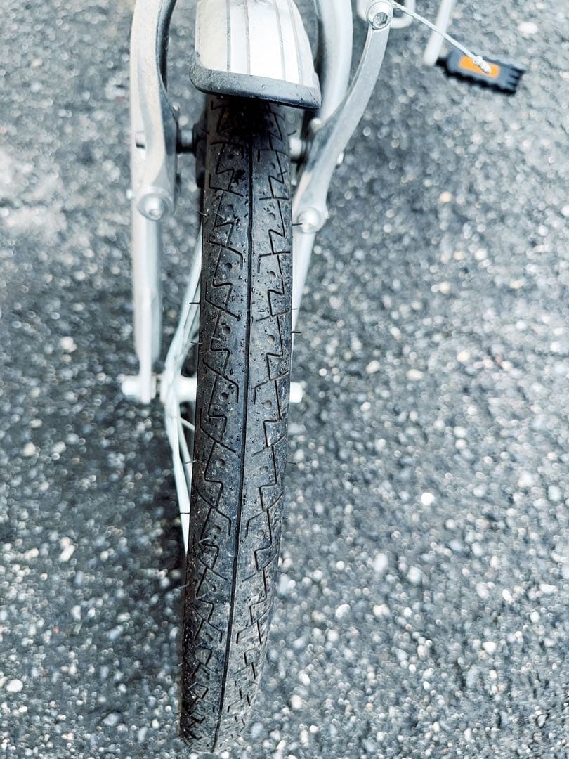 【大阪市周辺限定】折りたたみ自転車 シルバー