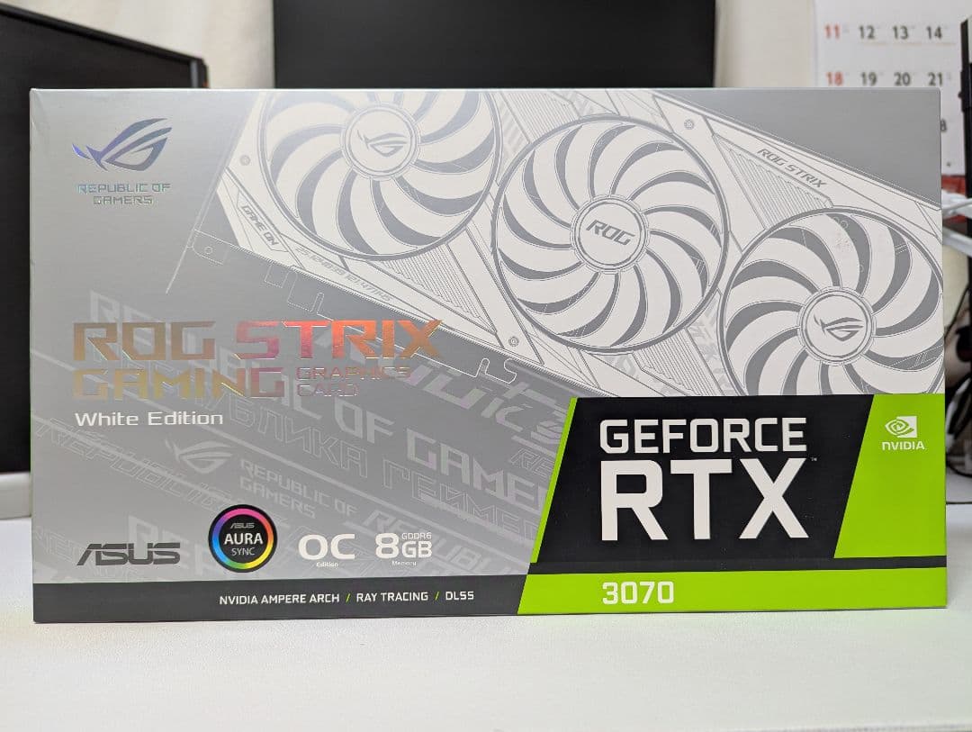 ASUS ROG STRIX GEFORCE RTX3070 OC ホワイト