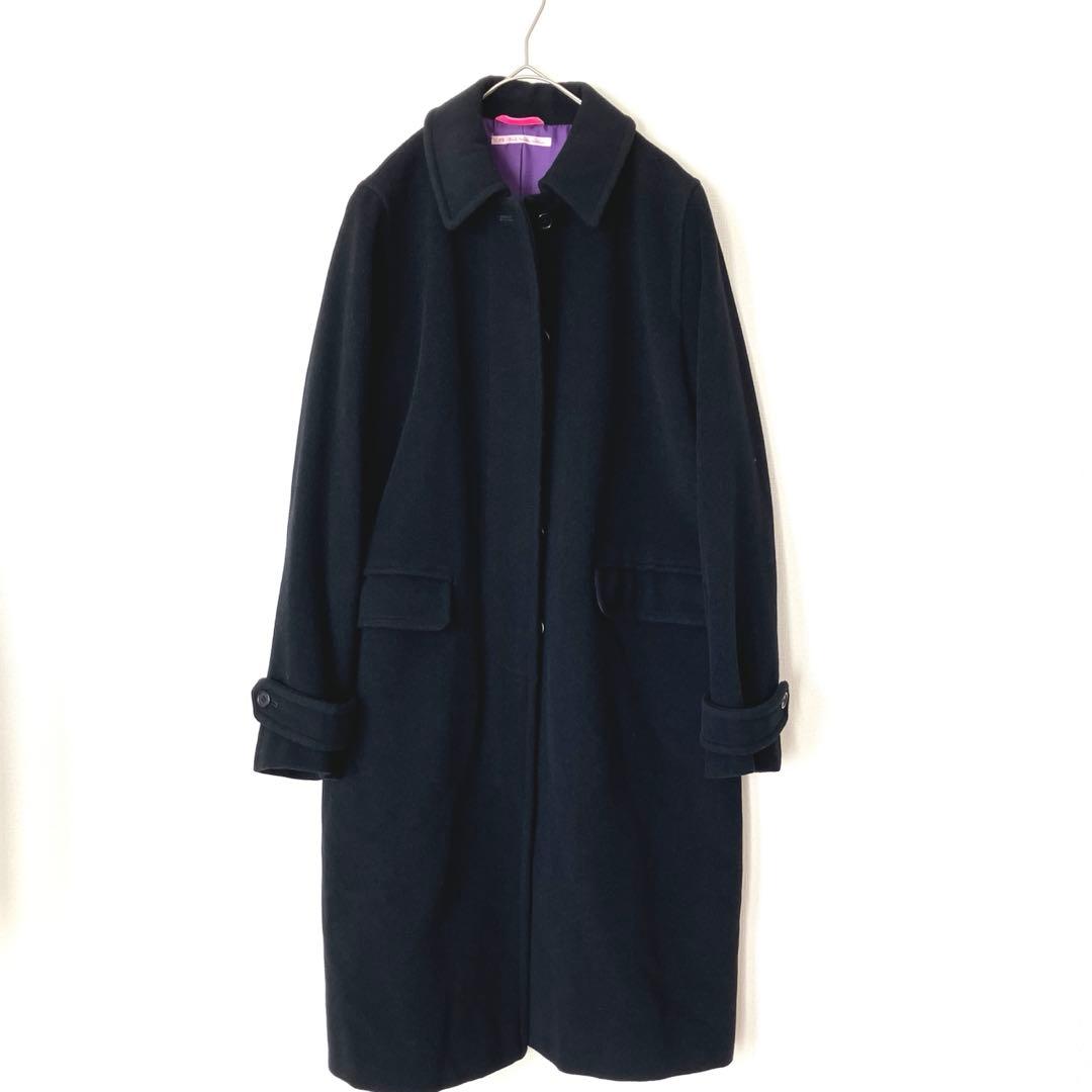 PS Paul Smith woman アンゴラ ウール ロングコート 40 黒