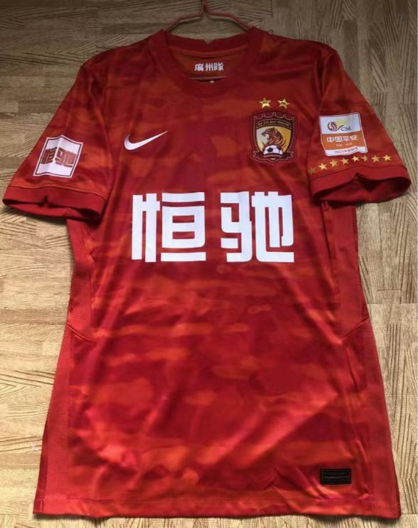 閲覧用⭐︎【選手支給品】広州恒大10番鄭智選手ユニフォームセット6枚