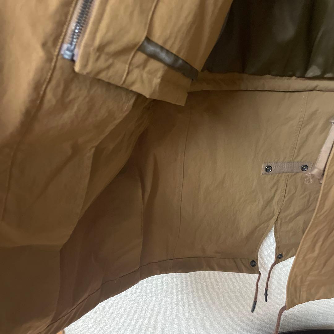 試着のみ・junhashimoto 4WAY ラップモッズコート レザー