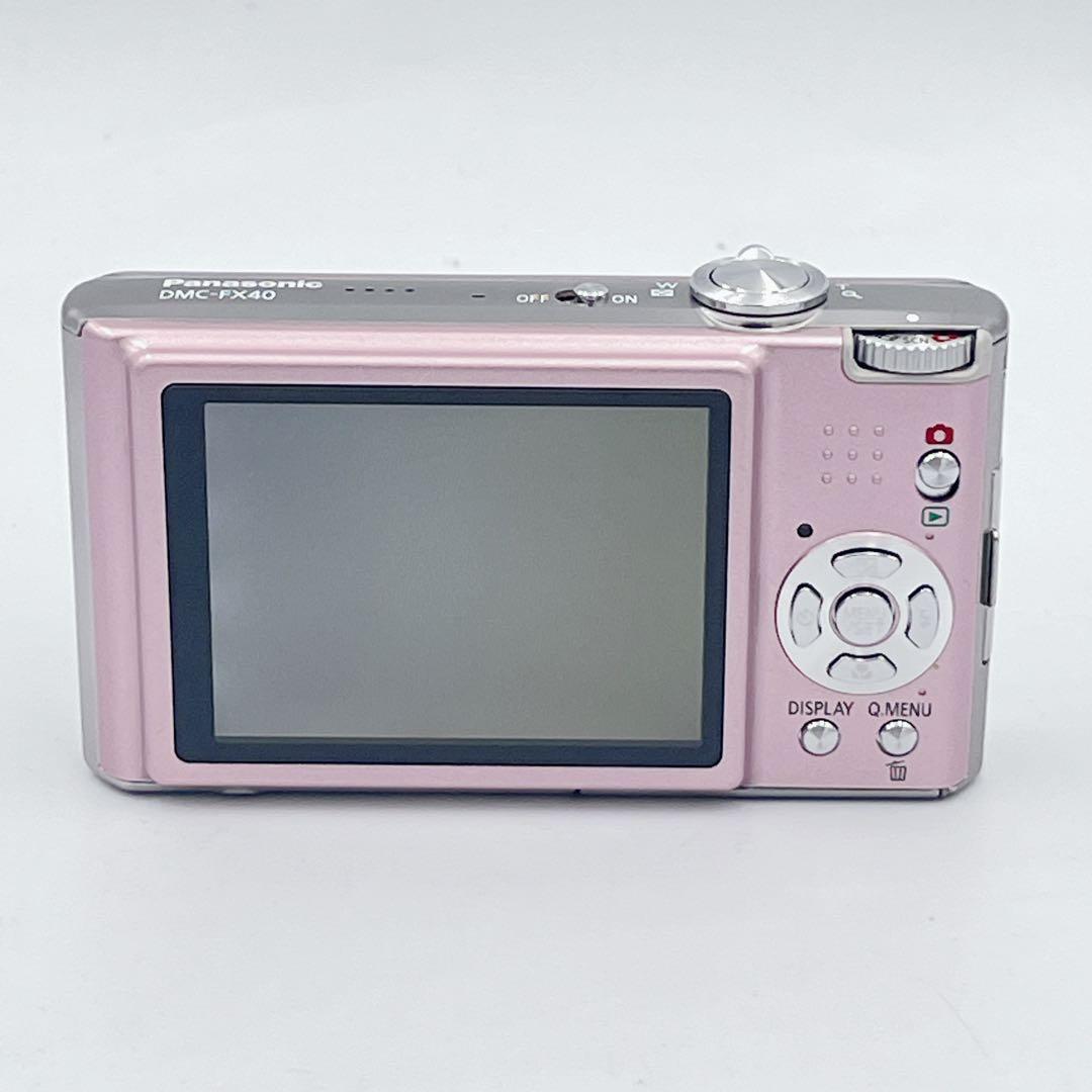 【美品】Panasonic LUMIX DMC-FX40 ピンク 箱/付属品完備