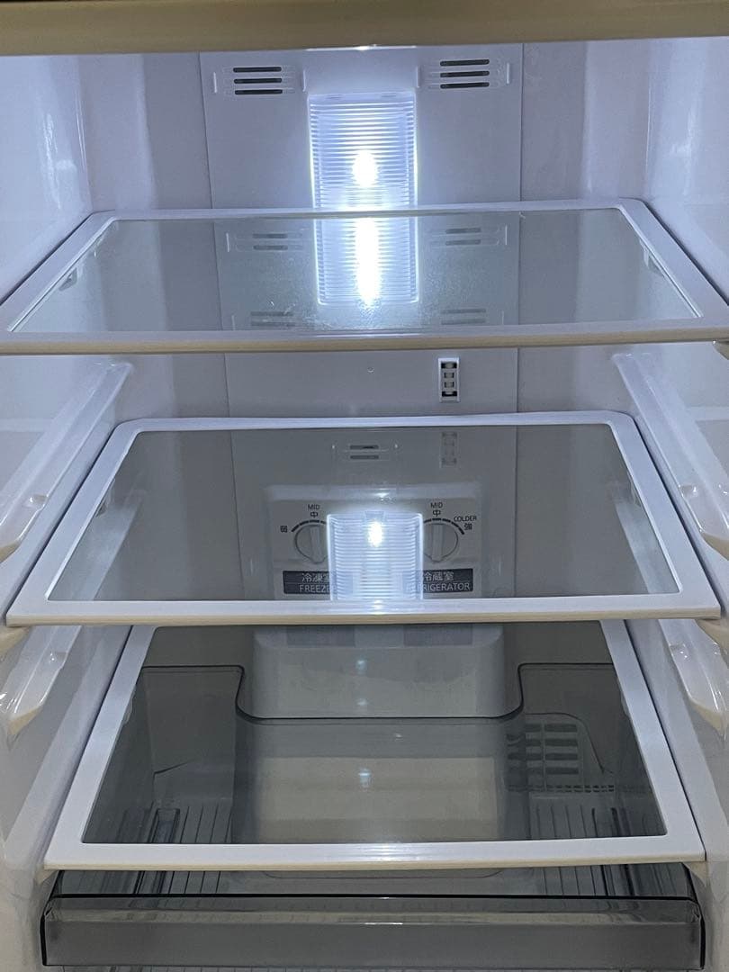 三菱 MR-P15F-H 冷蔵庫 2020年製 グレー　2ドア