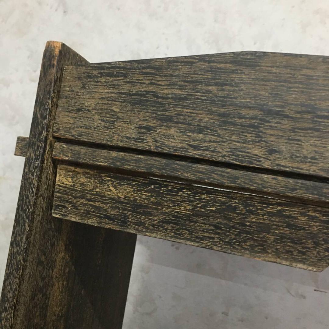 ヴィンテージ家具 くさびの本棚 5段 高さ約115㎝ 古道具 古家具