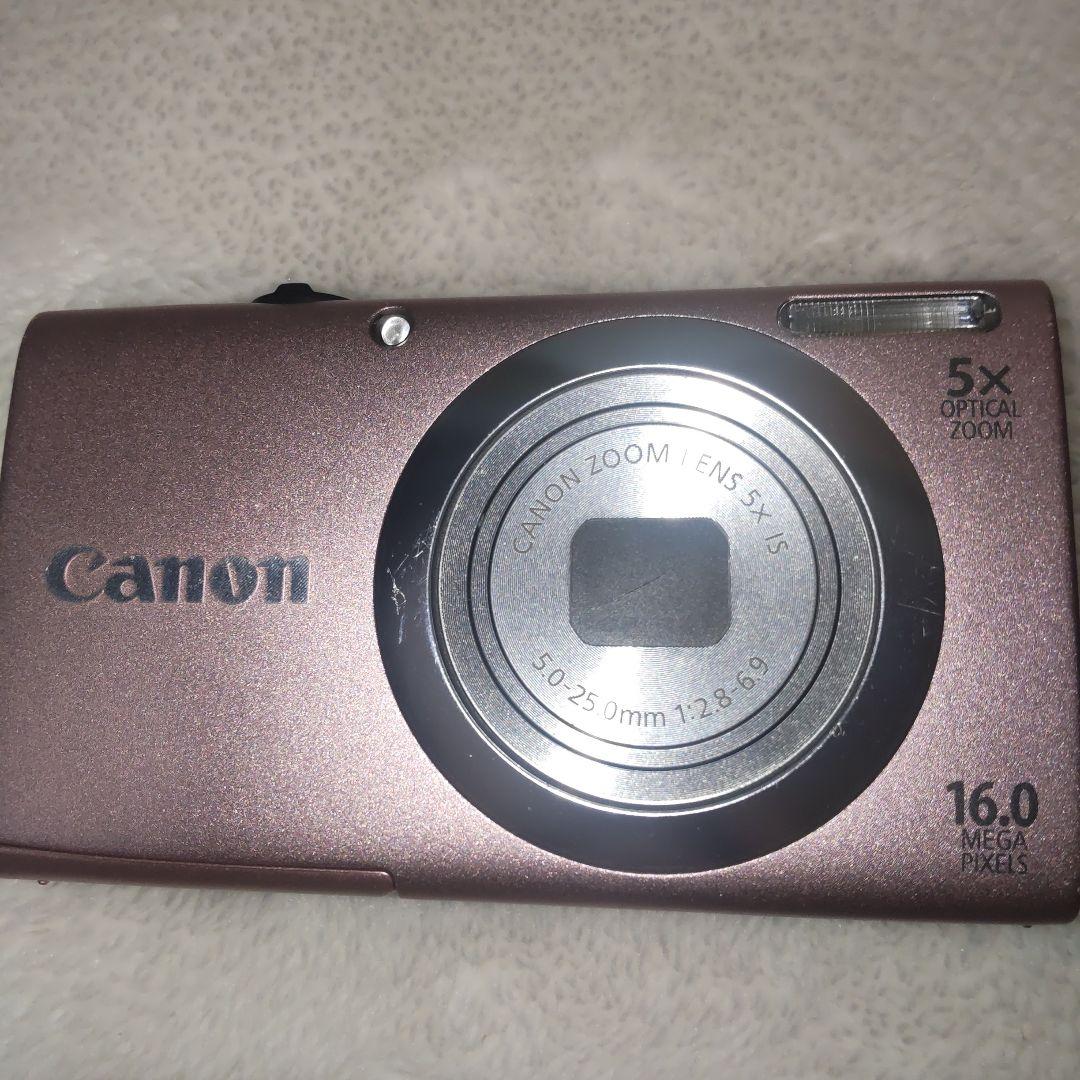 Canon キャノン A2400 IS ピンク コンパクトデジタルカメラ