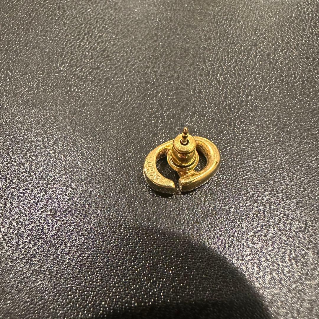 【値下げ中（24時間限定⏰）】ディオールCD Navy スタッドピアス片耳