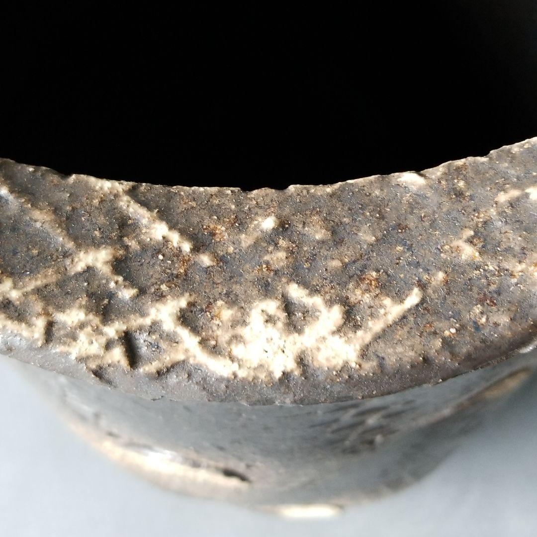 信楽焼 傘立て 貝殻模様 高さ４７cm