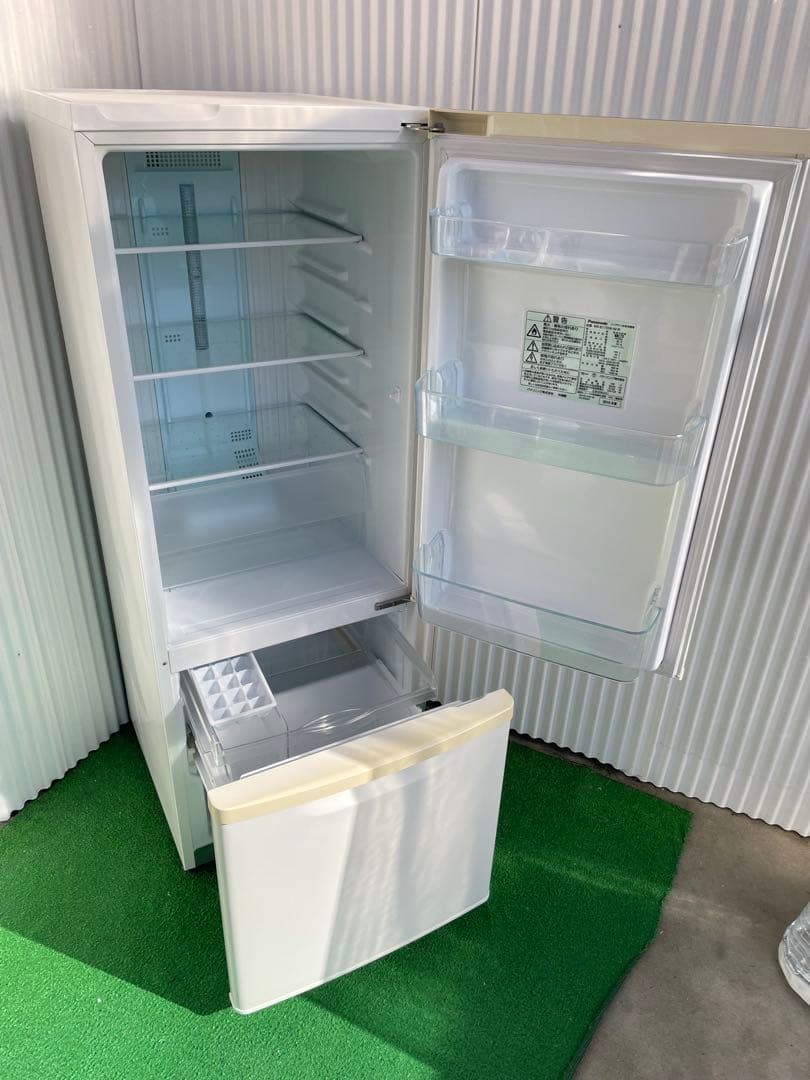 908 パナソニック ホワイト 大きめ2ドア冷蔵庫 168L 一人暮らし 単身