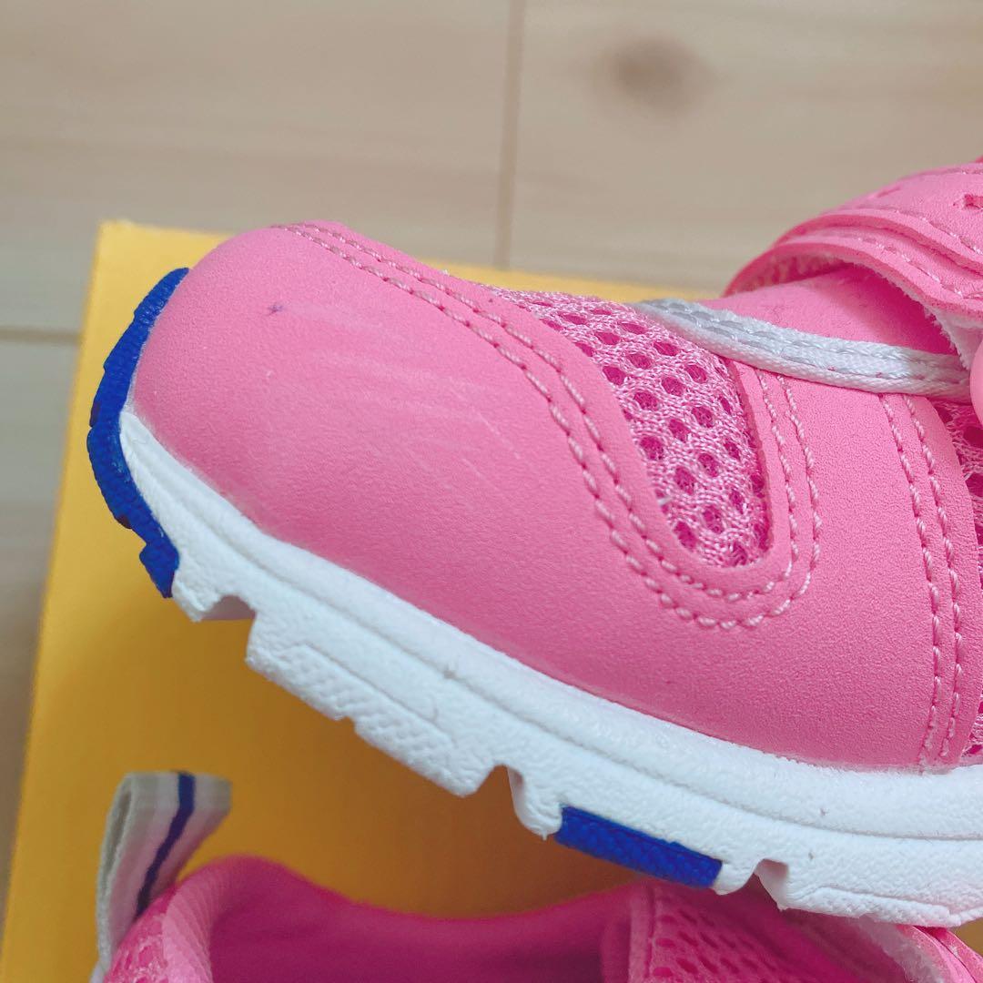 ムーンスター　キャロット　スニーカー　ピンク　ブルー　速乾　16cm 2足セット