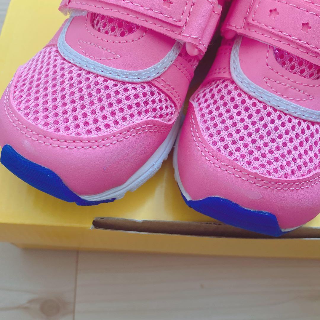 ムーンスター　キャロット　スニーカー　ピンク　ブルー　速乾　16cm 2足セット