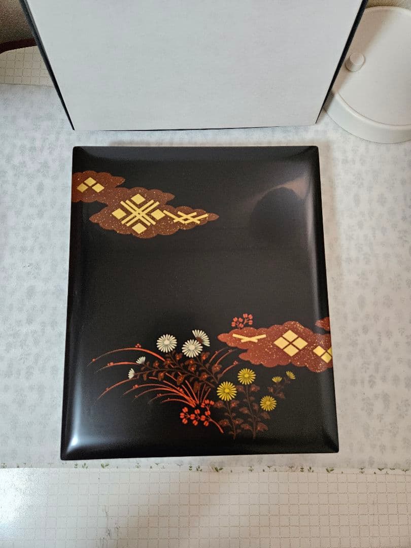 漆器 料紙箱 新品