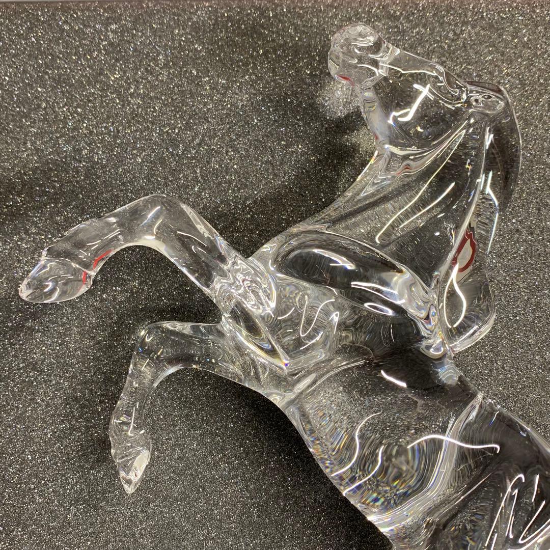 ⭐️美品⭐️バカラ⭐️馬の彫刻⭐️クリスタル⭐️いななく馬⭐️高級オブジェ⭐️フランス製⭐️希少