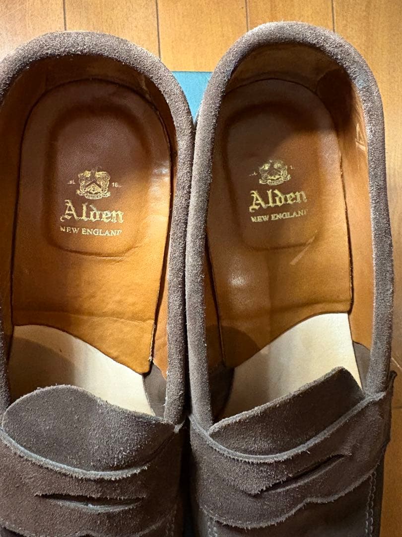 オールデン ALDEN 10D 極美品 ペニーローファー アンライニング