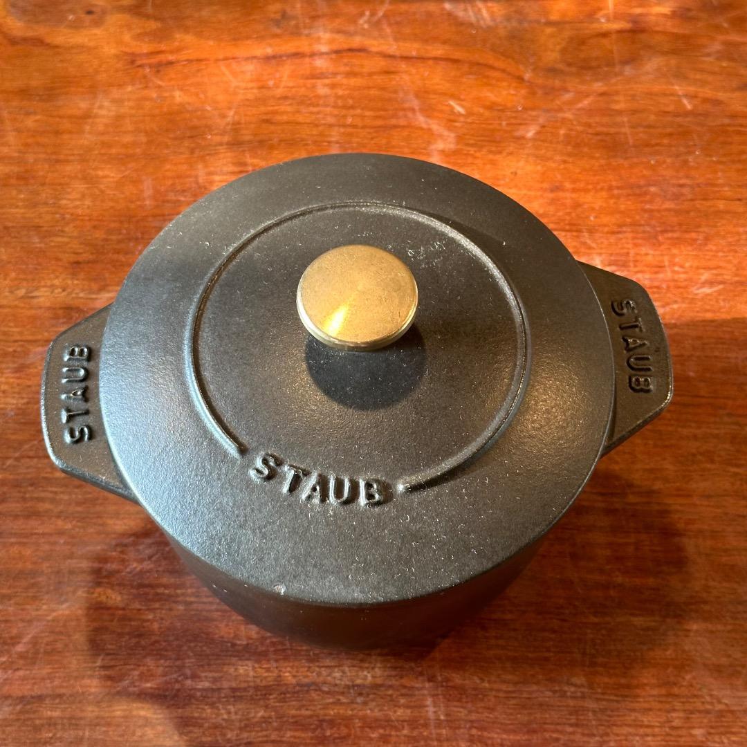 STAUB ストウブ ラ ココット de GOHAN ブラック M 16cm