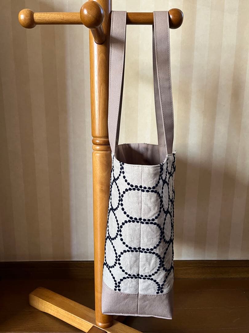 ハンドメイド　トートバッグ　ミナペルホネン タンバリン