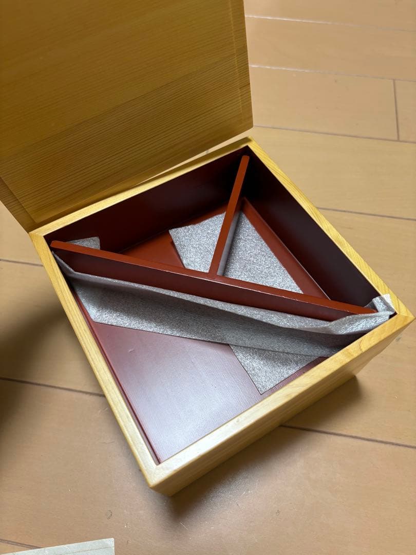 重箱 銘木木曽ひのき 趣味の工芸 天然木木曽桧 新品未使用品 高級品 おせち最適