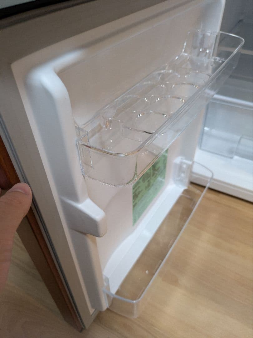 【ほぼ美品】木目調冷蔵庫　アイリスオーヤマ