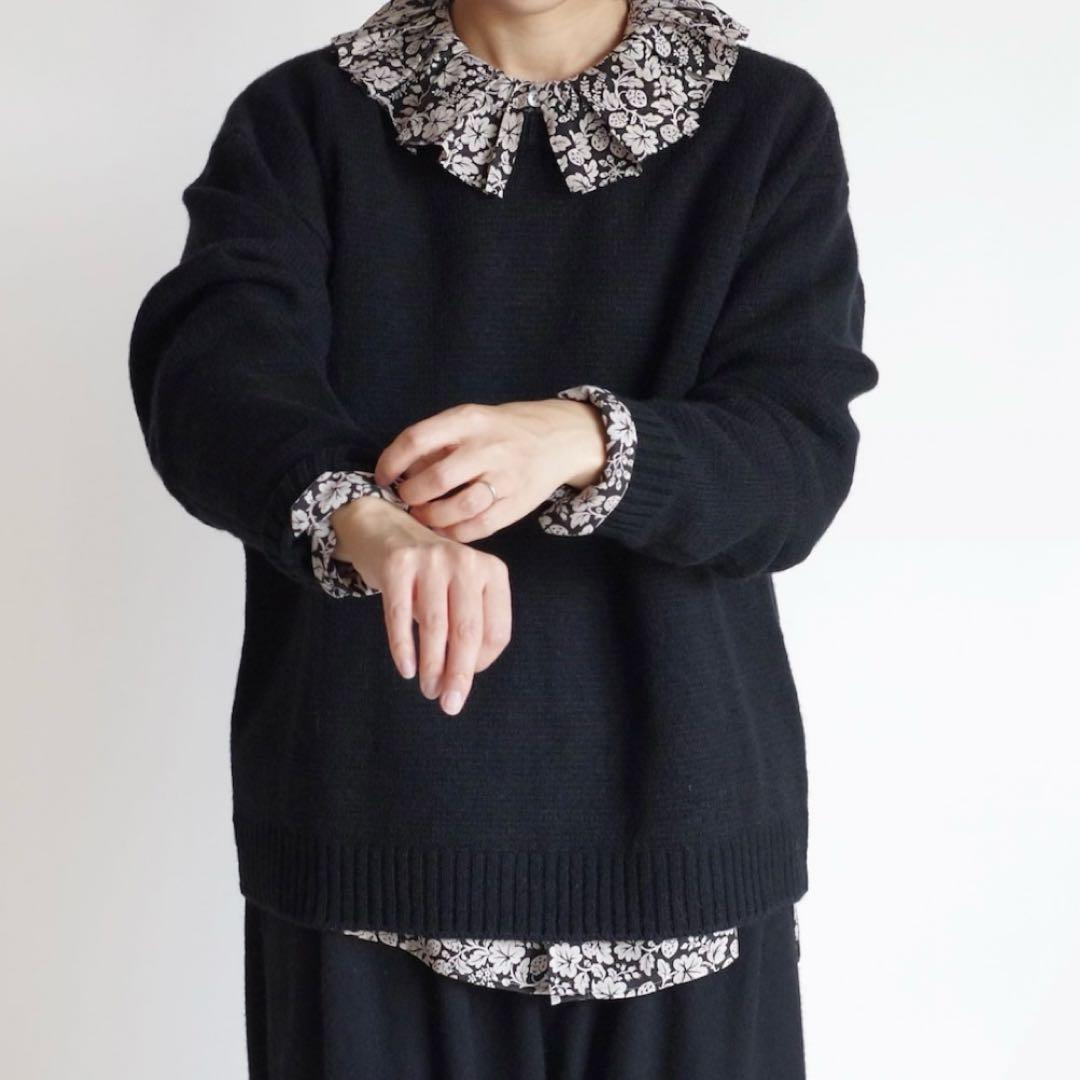 オールドマンズテーラー ワイルドベリー　ラッフルカラーブラウス　新品