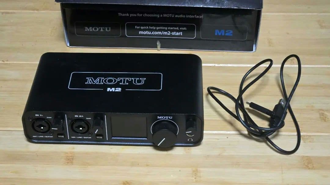 MOTU M2 オーディオインターフェース