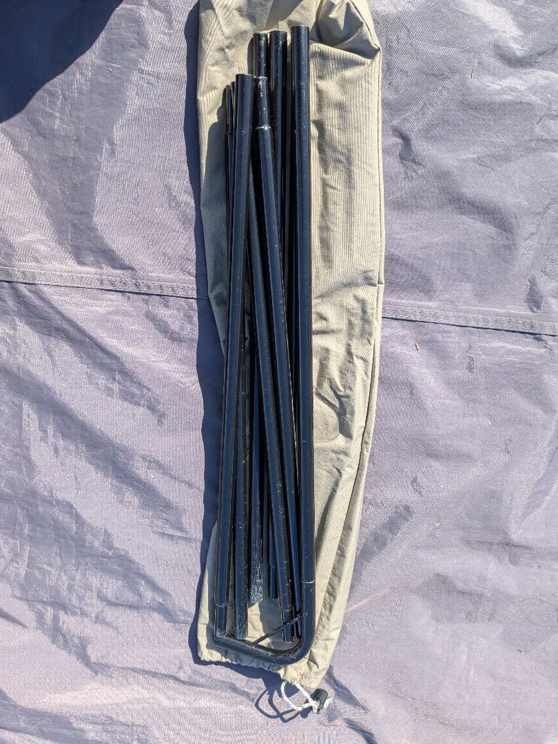 FIELDOOR　フォークテント280 TC プラス　グランドシート＆ポール付き