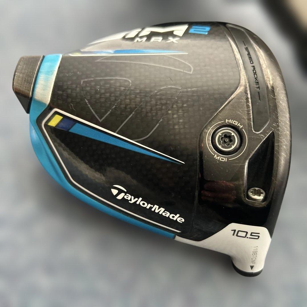 《テーラーメイド》SIM2 MAXドライバーヘッド10.5°＋ヘッドカバー