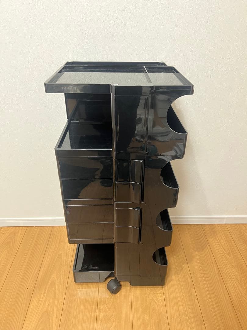 【発送可】B-Line ボビーワゴン Boby WAGON 4段4トレイ 黒