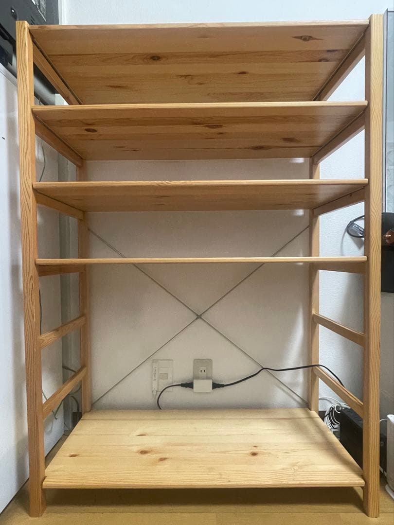 無印良品　パイン材ユニットシェルフ　８６ｃｍ幅・中