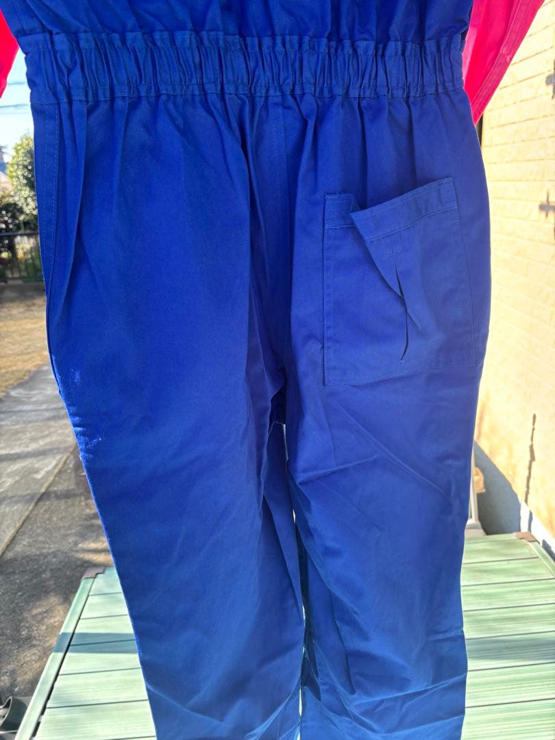 SUBARU スバル 作業着 つなぎ　ブルー&ピンク　　Lサイズ