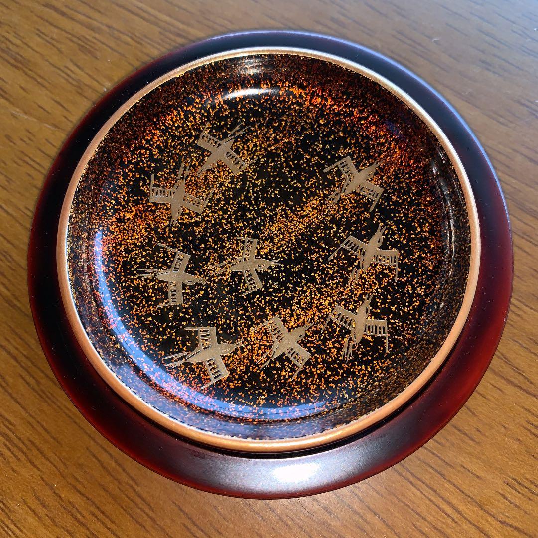 寸切 汐汲蒔絵 細井正雄作 茶器