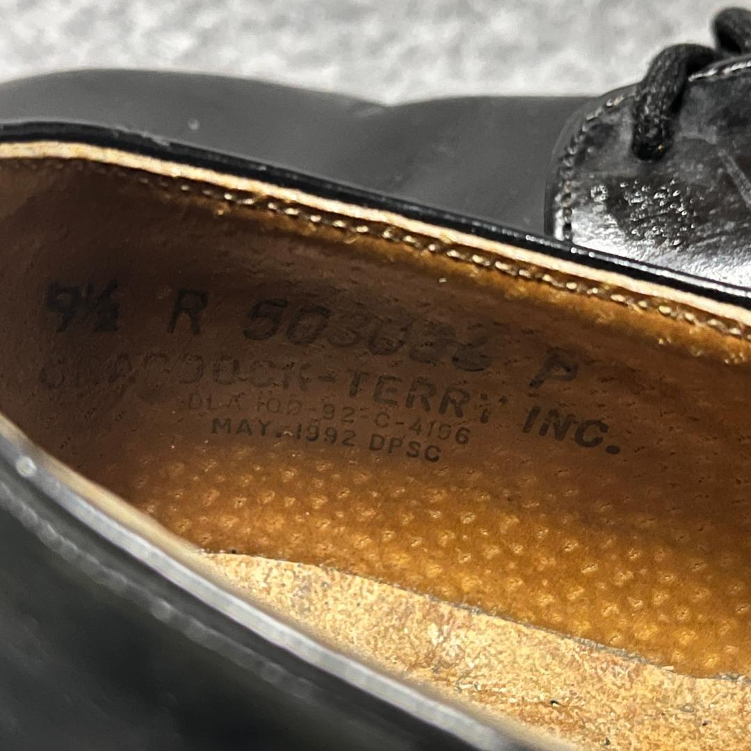 90’s 米軍実物 U.S NAVY USN レザーサービスシューズ 9.5 R