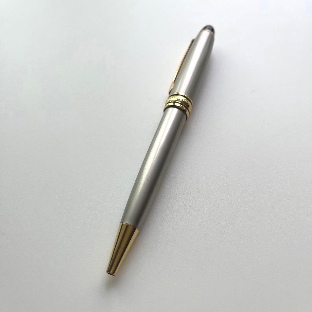 MONTBLANC マイスターシュテック　ボールペン　シルバー×ゴールド