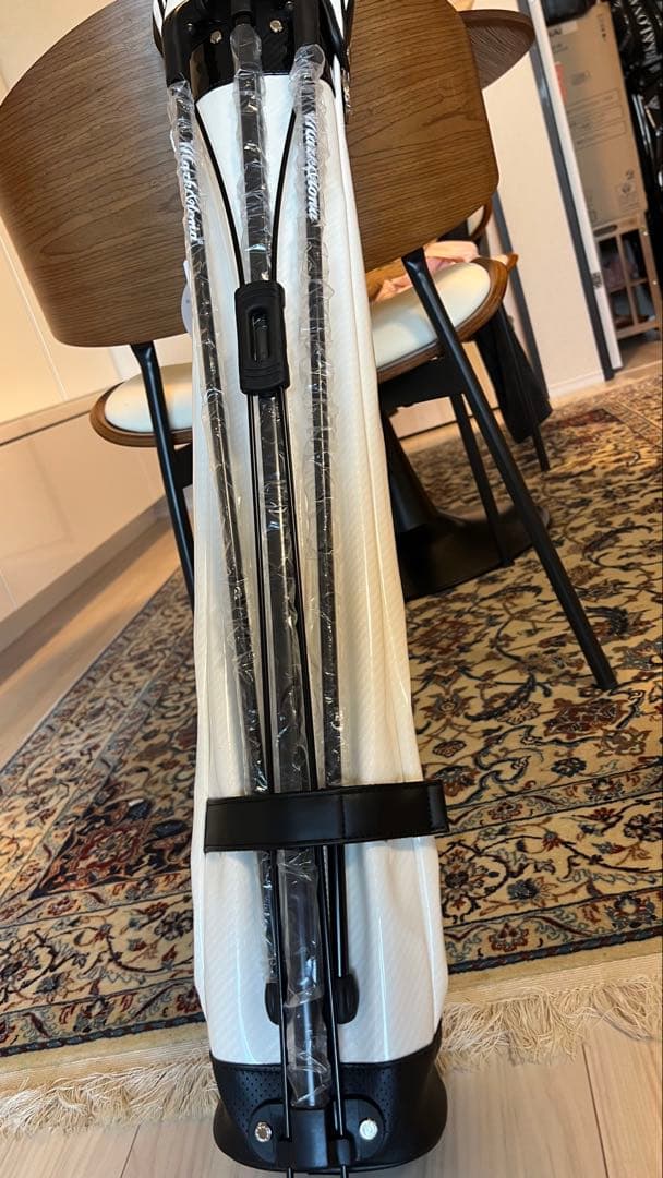 マーク＆ロナハーフキャディバッグ ホワイト/ブラック　新品未使用