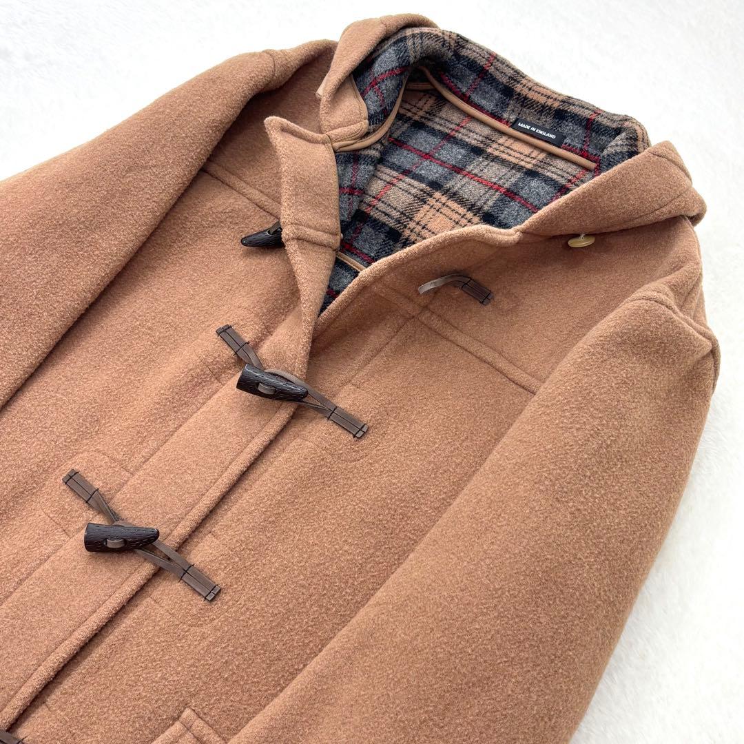 美品　バーバリーズ　ダッフルコート　メンズ　レディース　ダブルフェイス　チェック